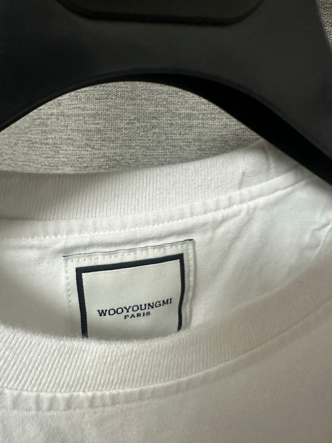 우영미 스틸로고 스트링 반팔 화이트 (46) 상품이미지3