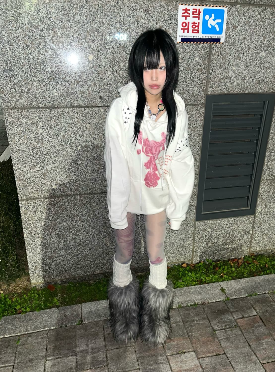 하이호 체리 후드티 새상품  상품이미지2