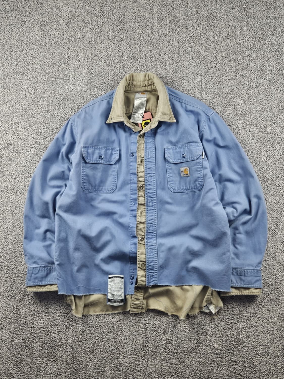 FR칼하트 레이어드 리워크 커스텀 워크 셔츠 ( XL ) / 10644 상품이미지1