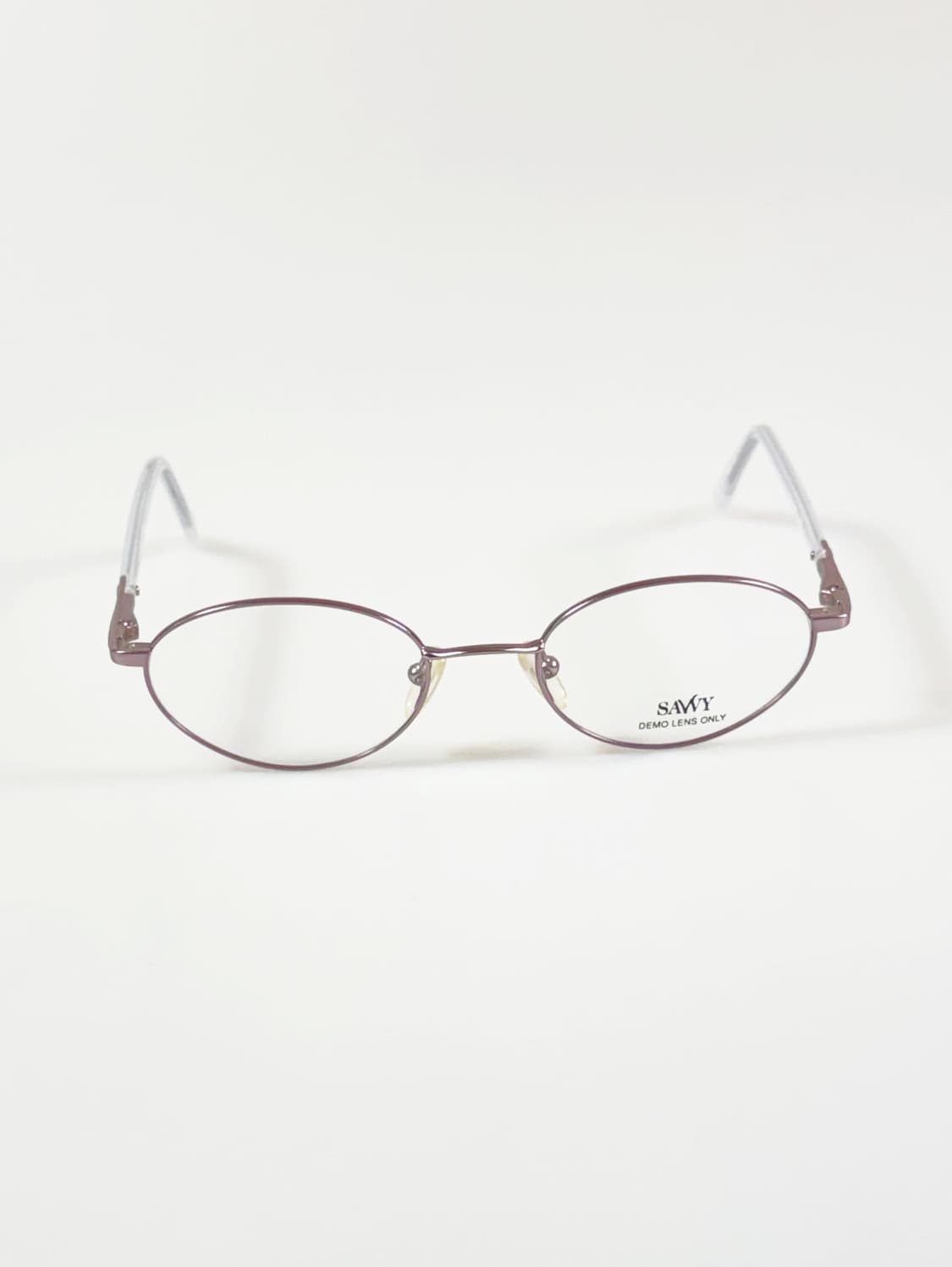 SAWY 라벤더 슬림 오벌 메탈 프레임 빈티지 안경 상품이미지2