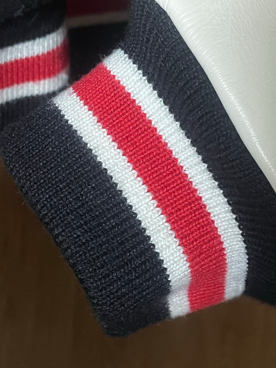 (L)스투시 x 아워레가시 x 데님 티어스 TTL 바시티 자켓 블랙 상품이미지9