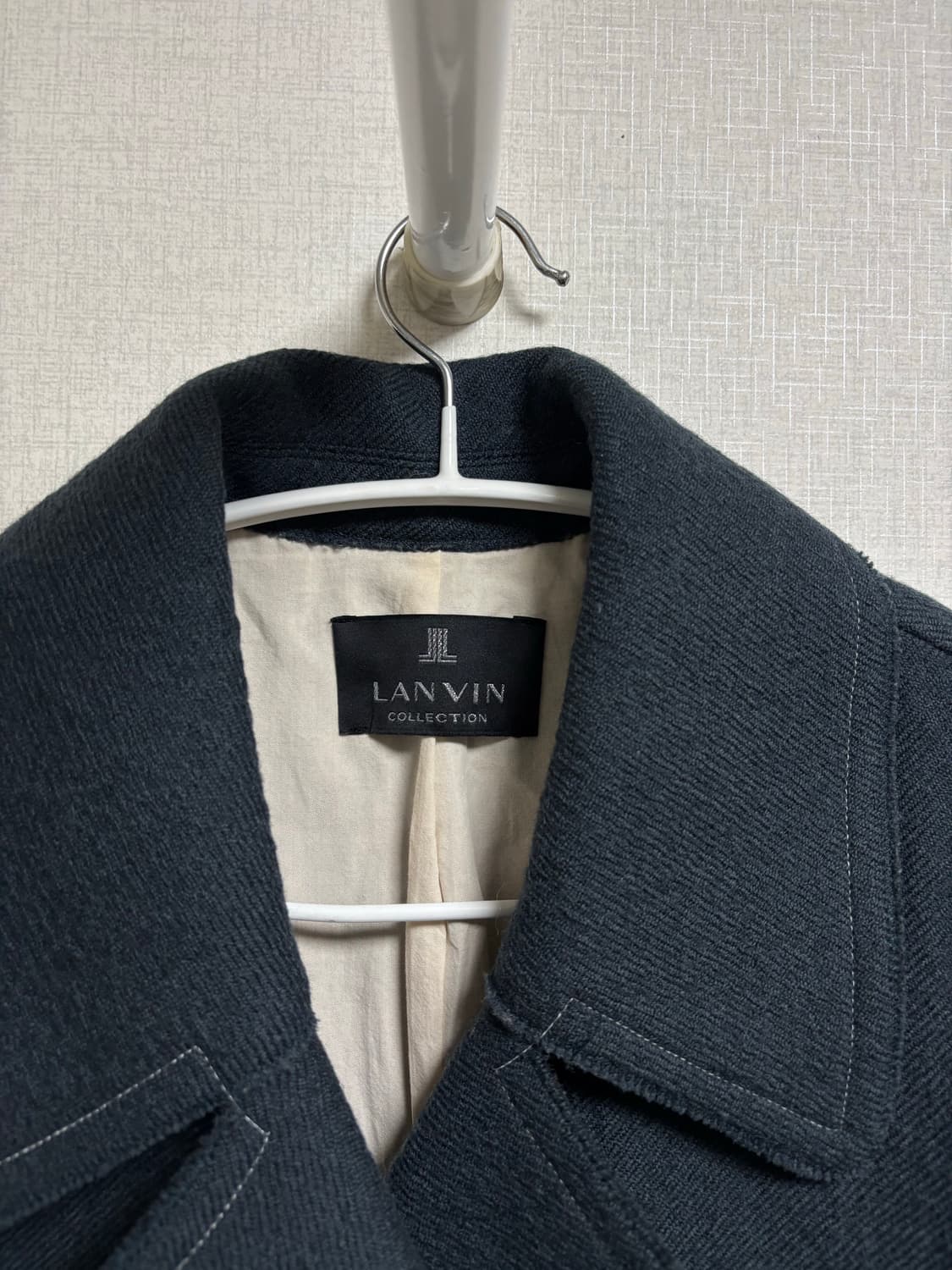 랑방 LANVIN COLLECTION 울혼방 더블 피코트 상품이미지2