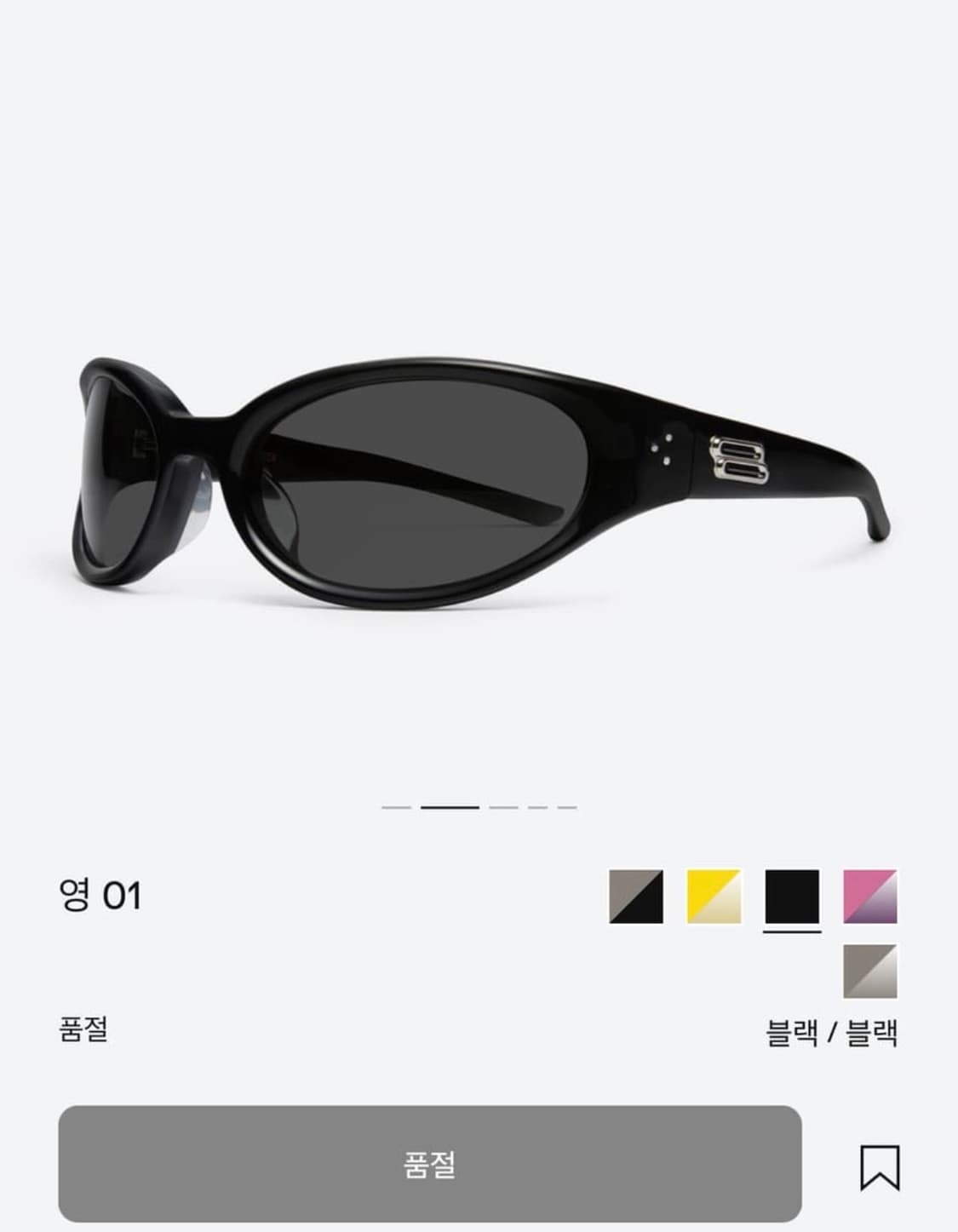 젠틀몬스터 영 01 블랙 상품이미지2