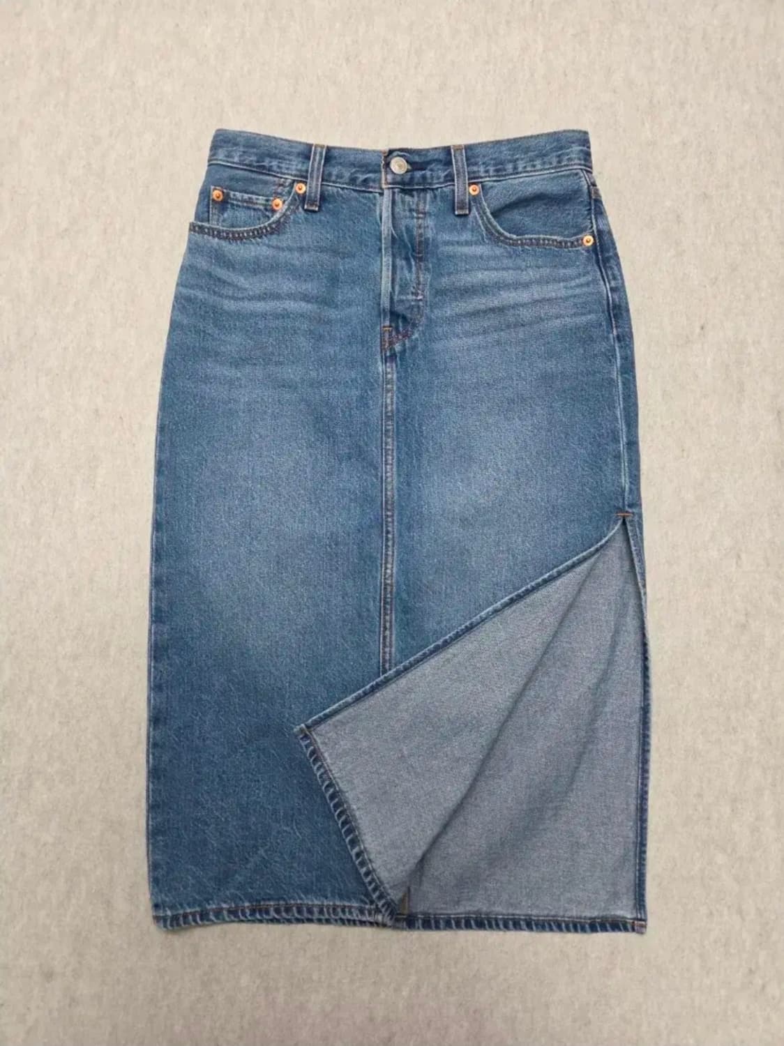 여성 26 리바이스 데님 스커트 청치마 상품이미지2