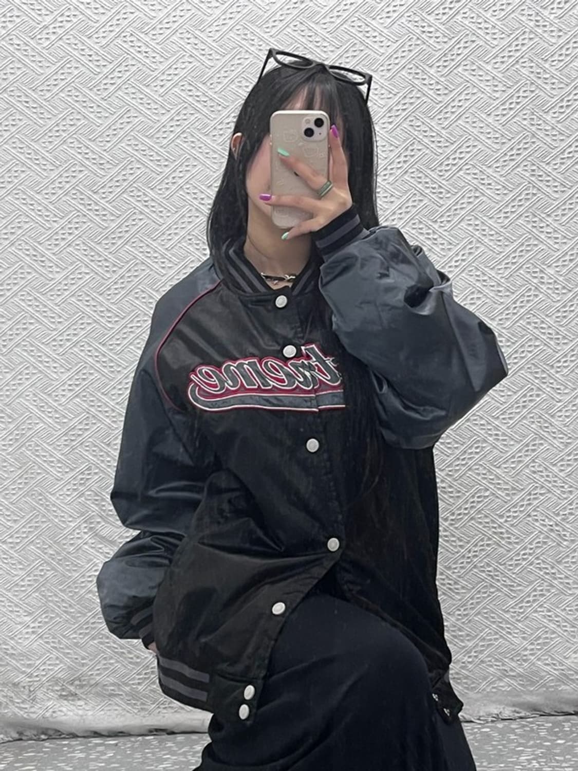 칼 카니 올드스쿨 빈티지 Y2K 바시티 자켓 L C07178 상품이미지1