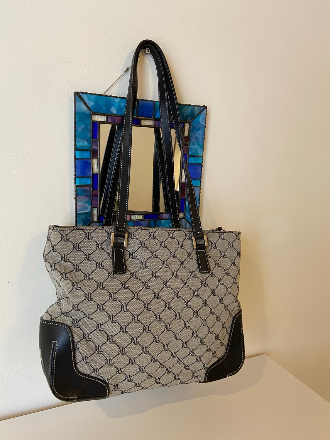 랄프로렌 모노그램 캔버스 토트백 상품이미지3