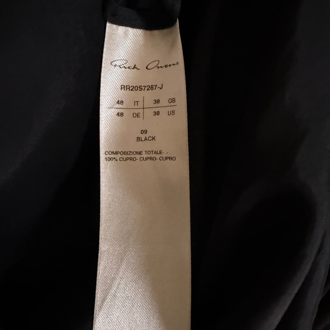 릭오웬스 큐프라 래리 셔츠 상품이미지7