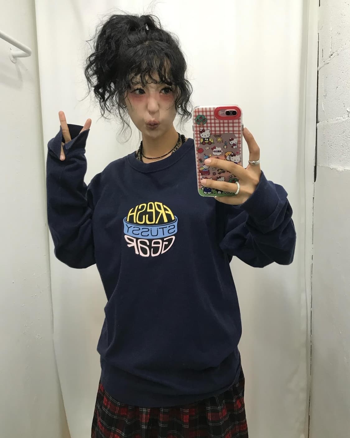Stussy Logo Printing L/S 상품이미지6