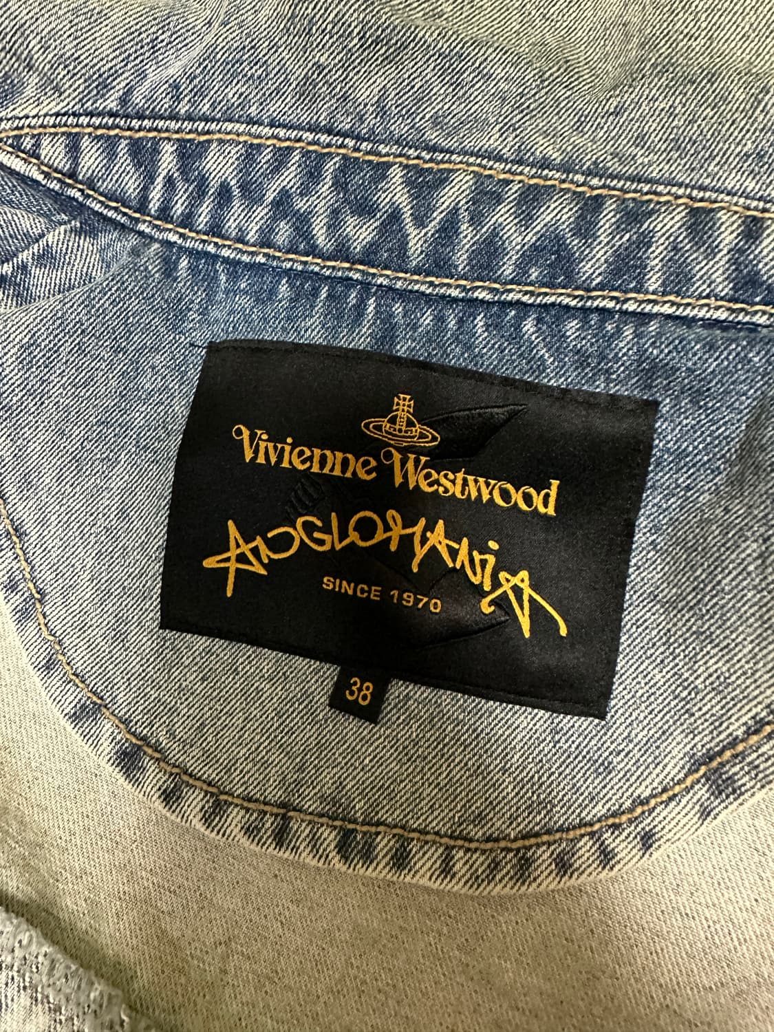 비비안웨스트우드 데님크롭자켓 38 상품이미지9