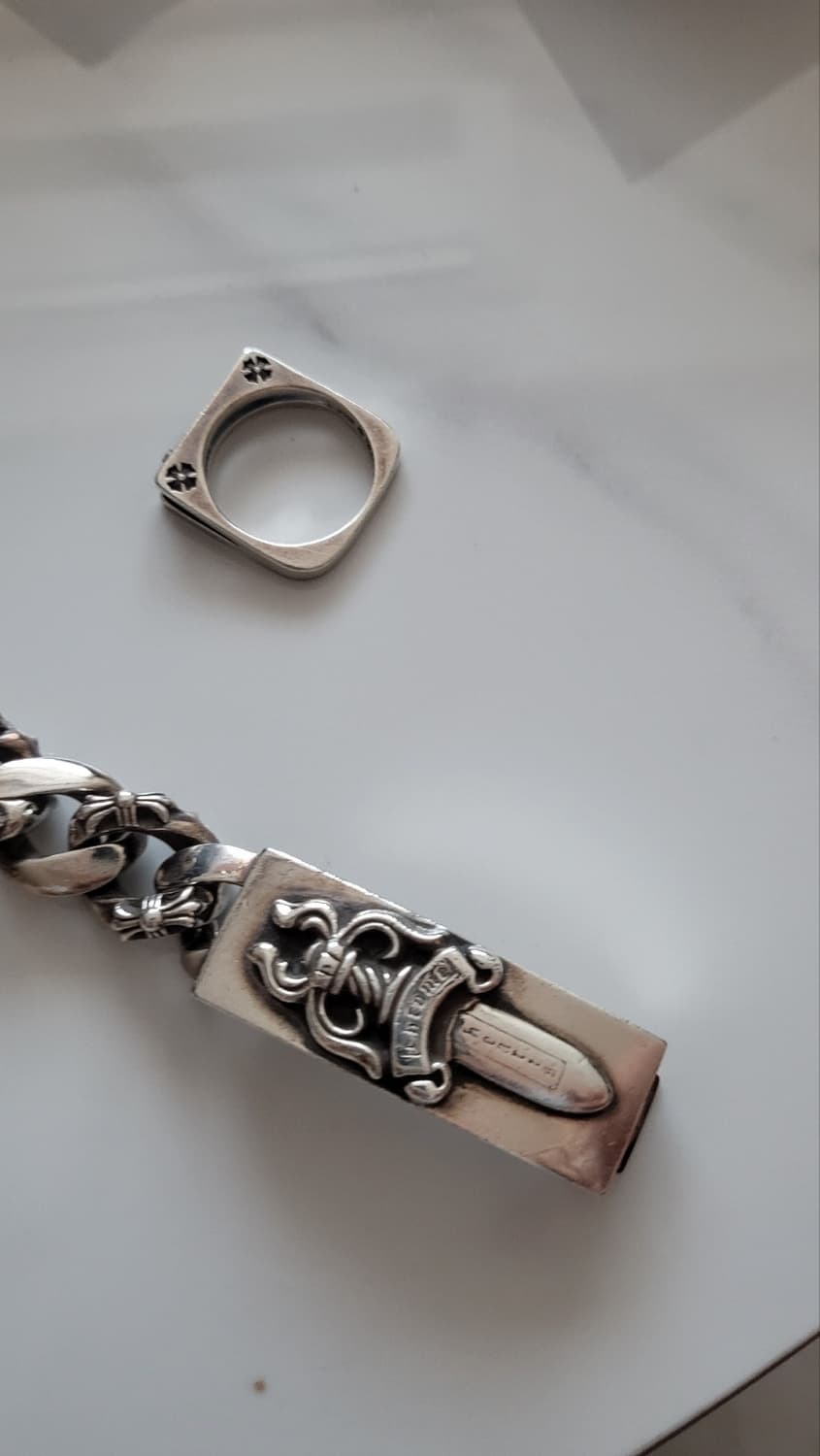 크롬하츠 12 링크 대거 ID팔찌 판매 상품이미지4