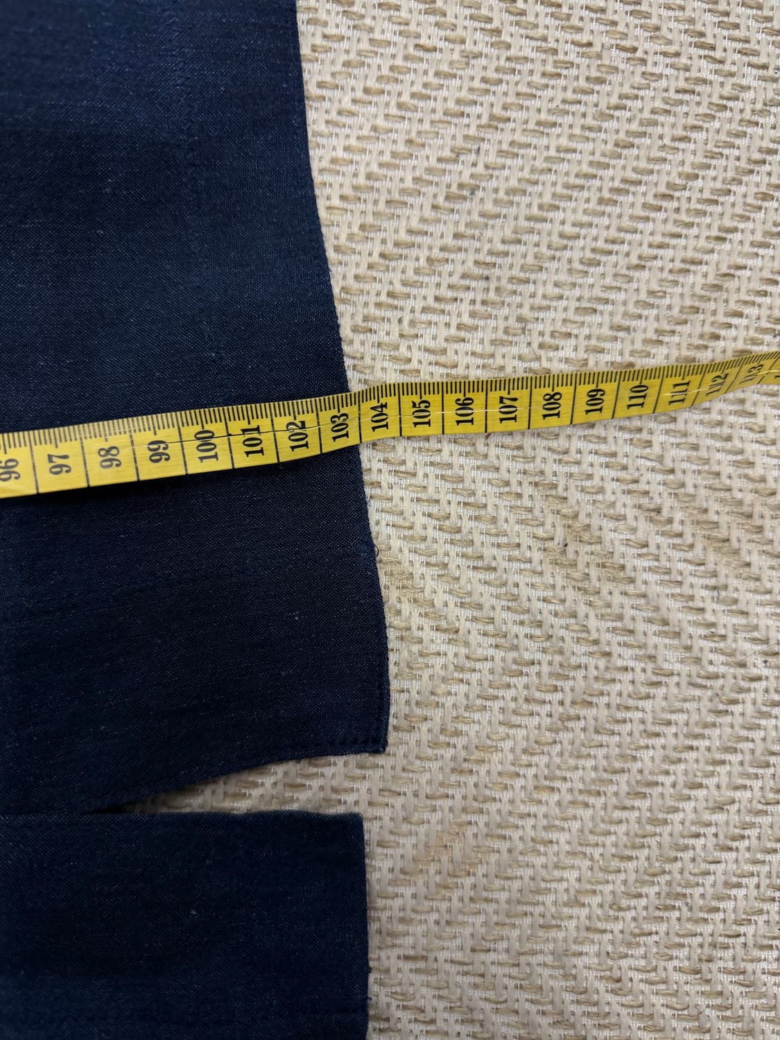 정품) TIME 타임 한섬 린넨 데님 원피스 82 상품이미지10