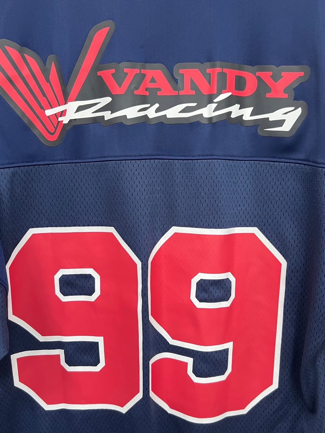 반디더핑크 메쉬 레이싱 블록코어 오버핏 반팔 티셔츠 상품이미지10