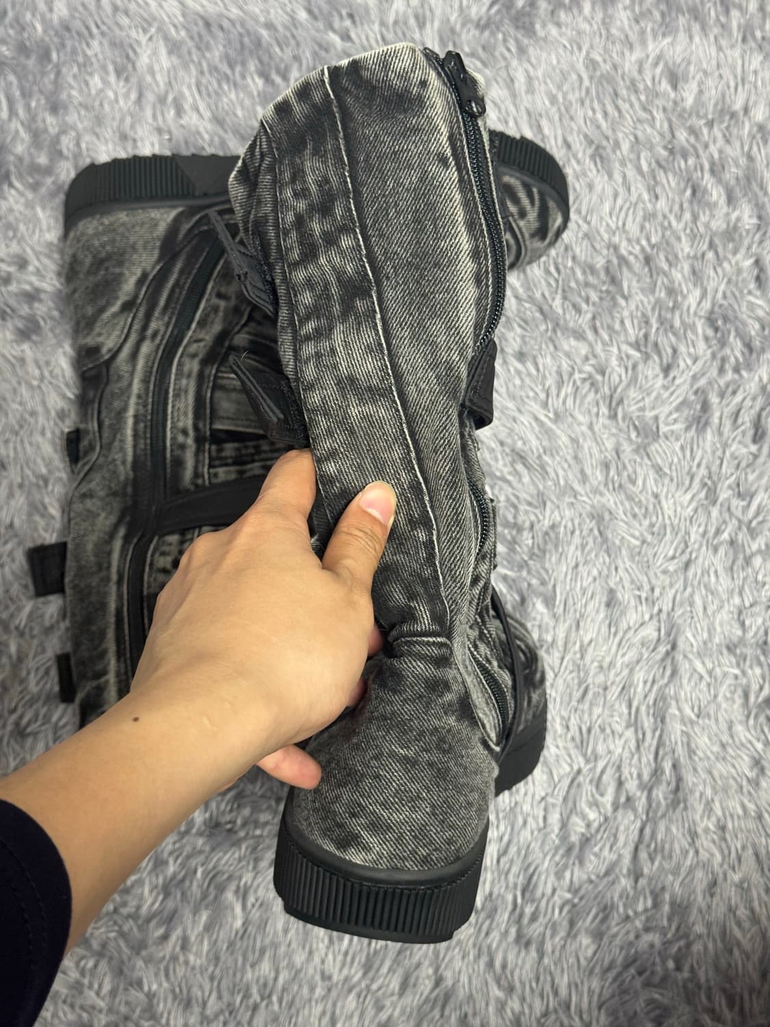 데모바자(DEMOBAZA) 하이탑 그레이 상품이미지7