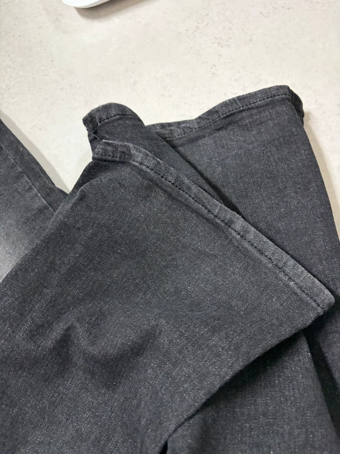 아워캐비넷 흑청 부츠컷 팬츠M  상품이미지3