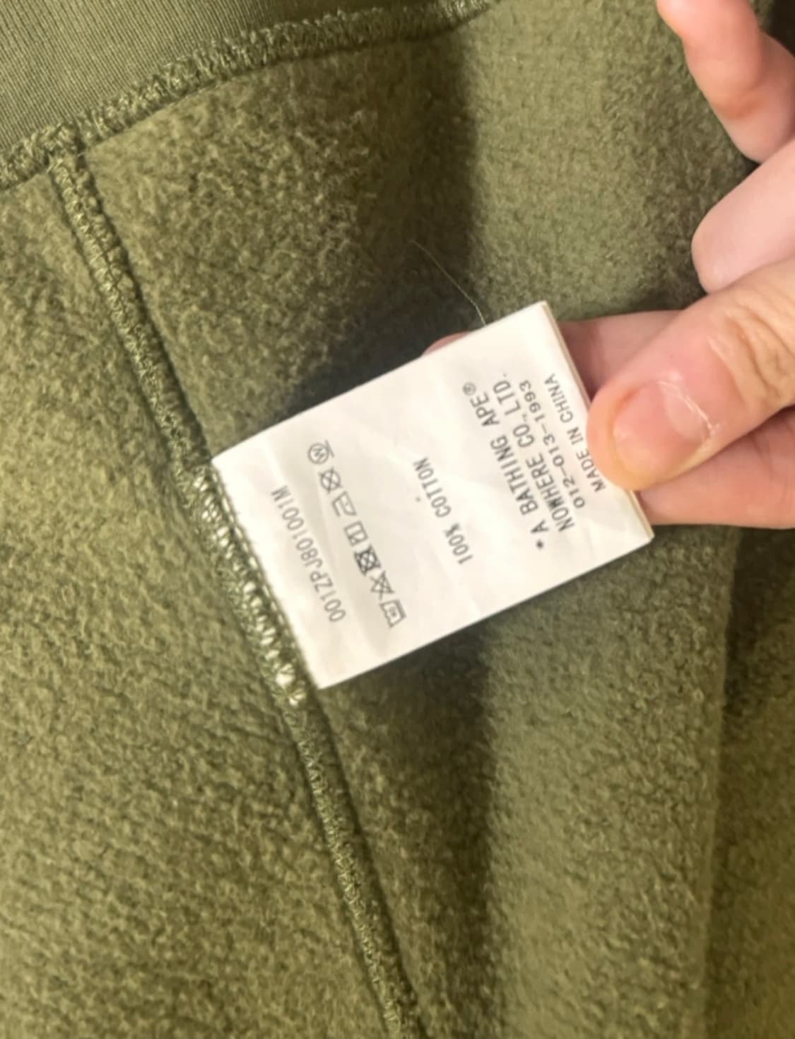 A Bathing Ape 카모 후드집업 L 상품이미지3