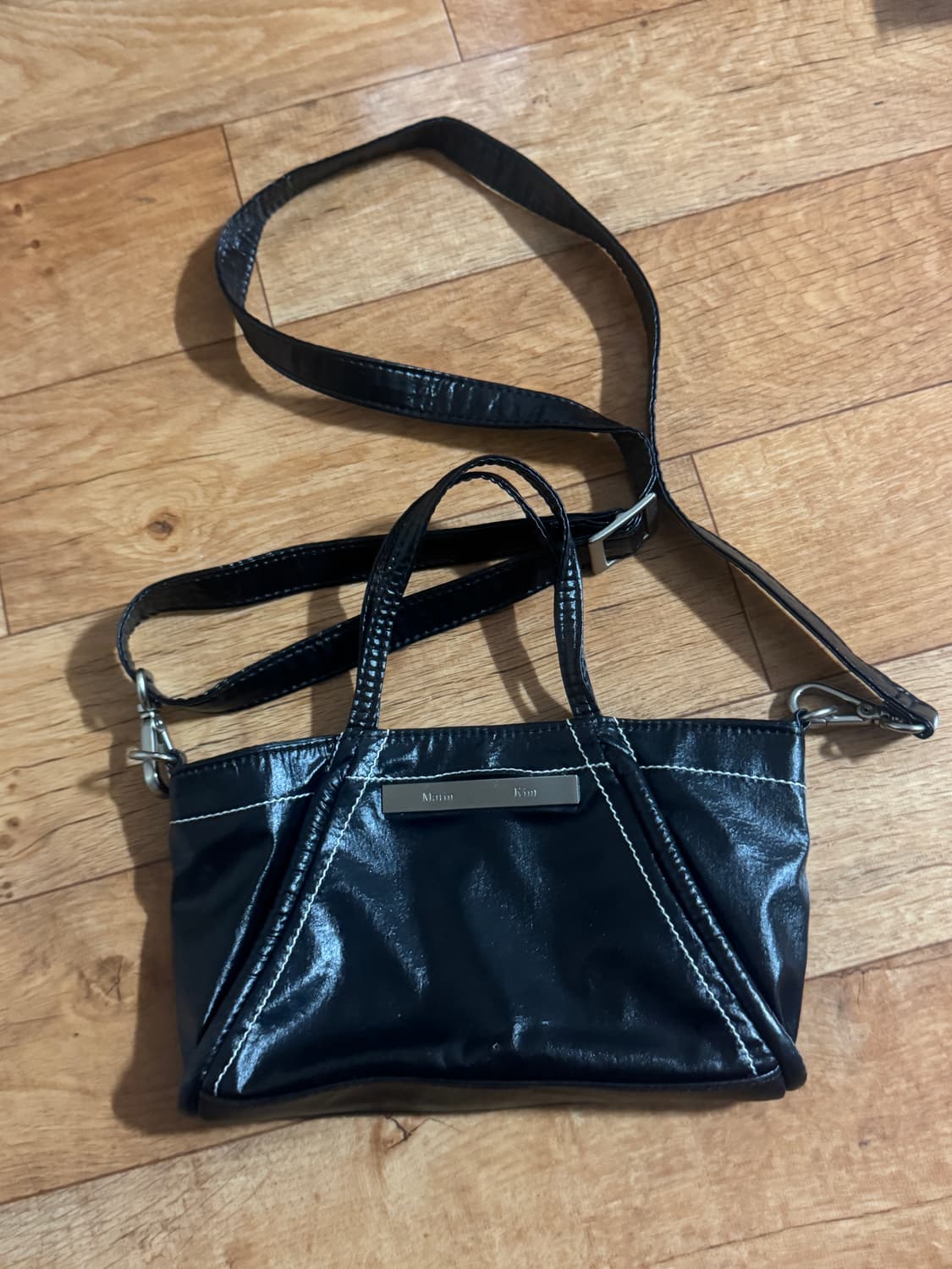 마뗑킴 코팅 토트백 크로스백  상품이미지1