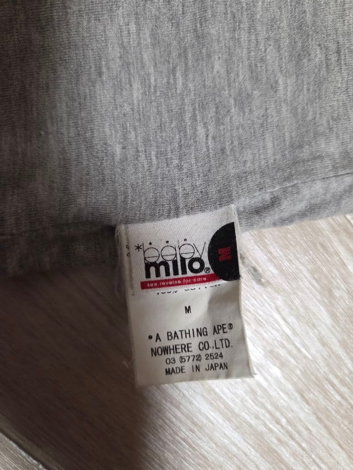 베이프 X 카우즈 베이비 마일로 리버서블 롱슬리브 티셔츠 상품이미지5