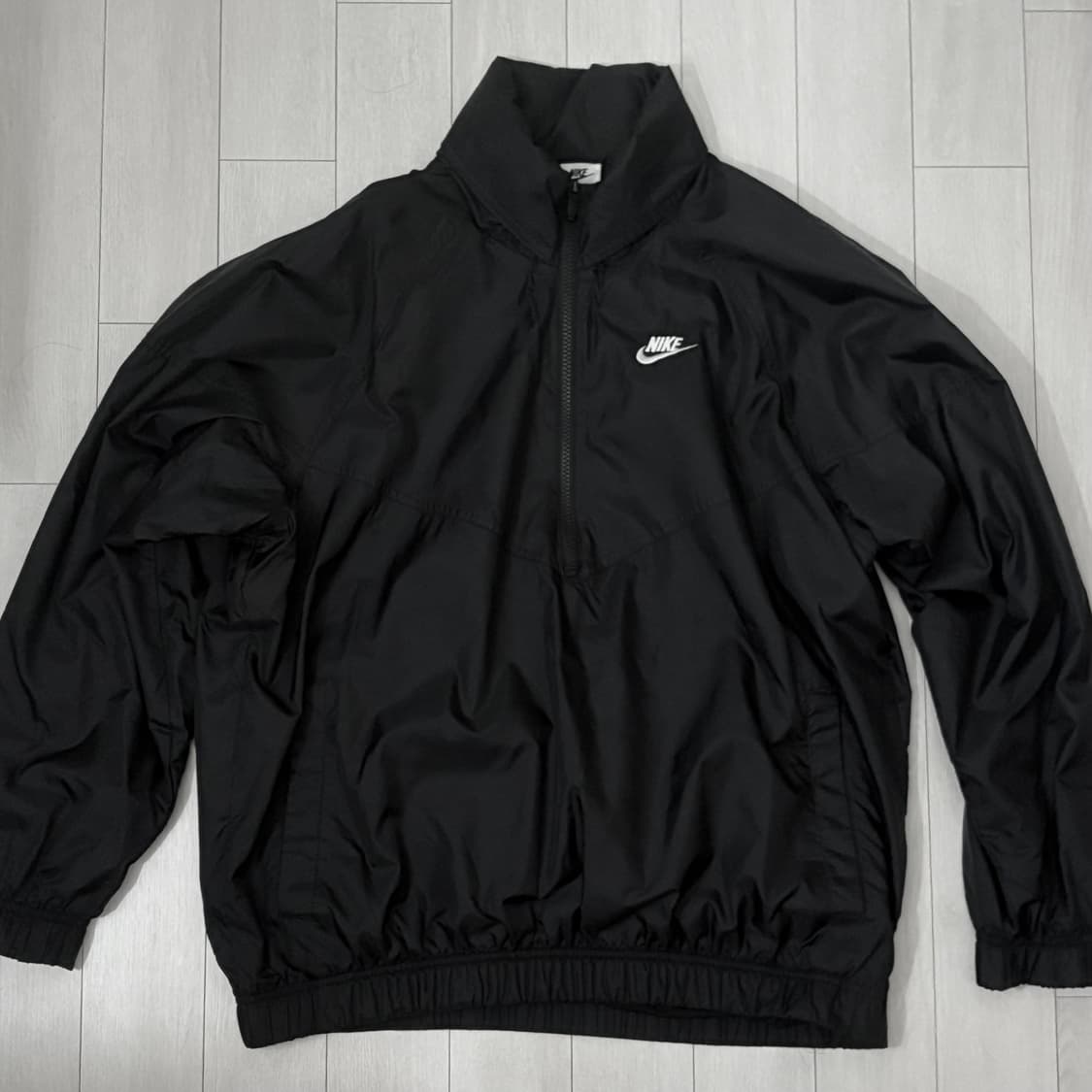 나이키 NSW 윈드러너 언라인드 우븐 아노락 블랙 L 상품이미지1