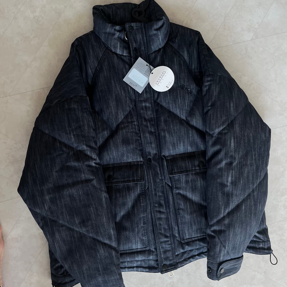 [새상품] 조우 CHOWOO 데님 다운 자켓 패딩 상품이미지9