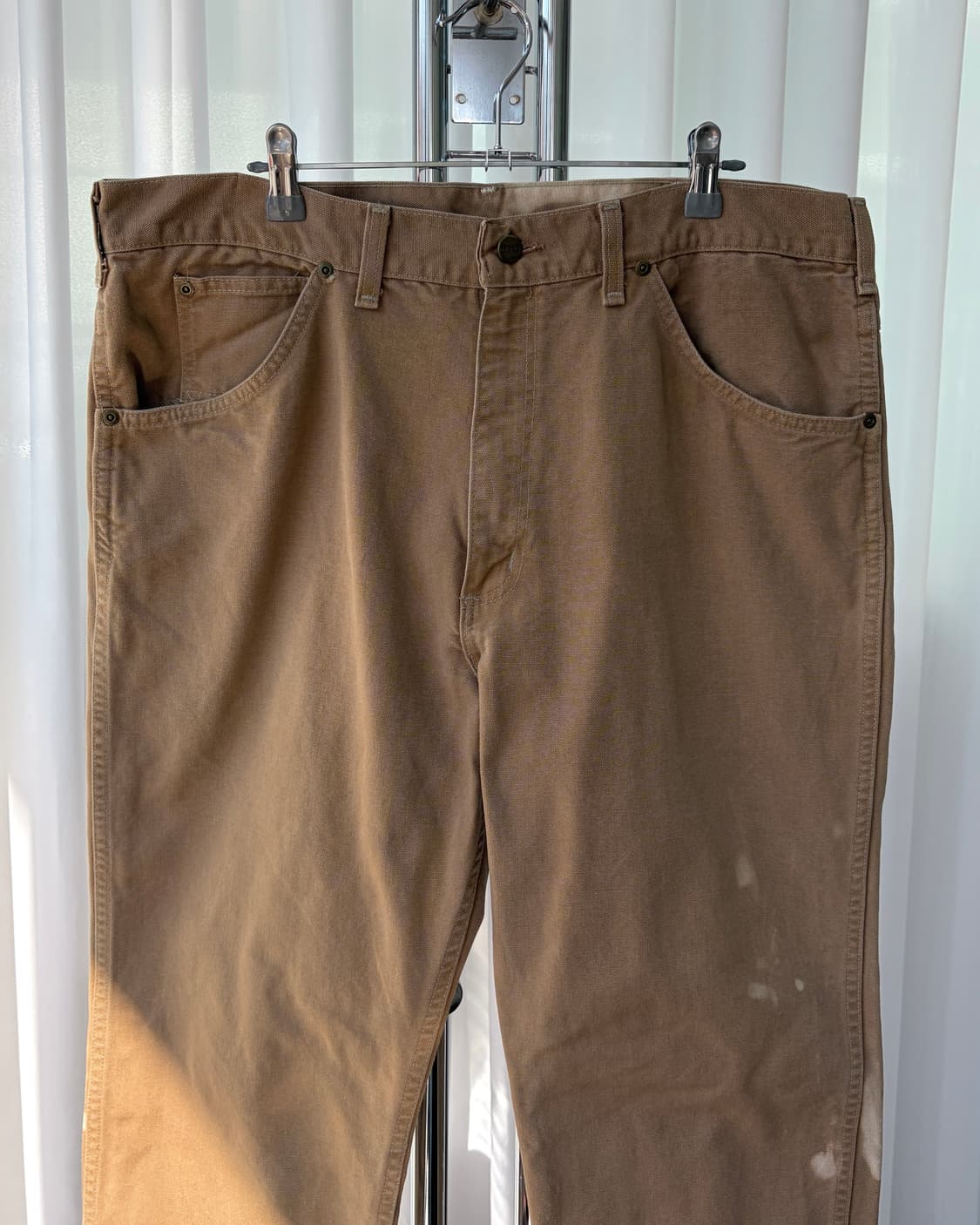 [36인치]칼하트 빈티지 워싱 캔버스 워크 팬츠  상품이미지3