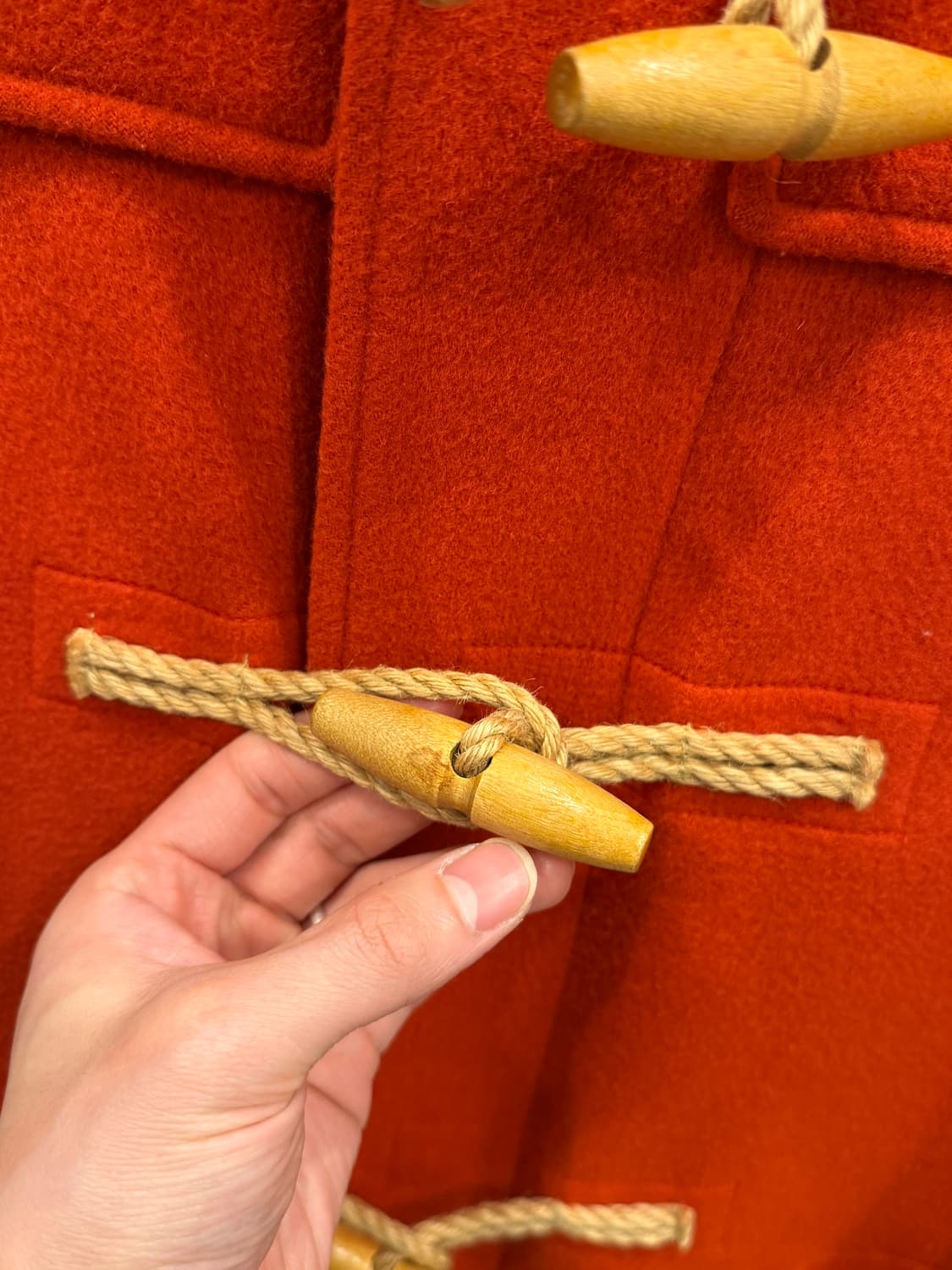 90s Ralph lauren Sport 랄프로렌 스포츠 울 더플 코트 상품이미지4