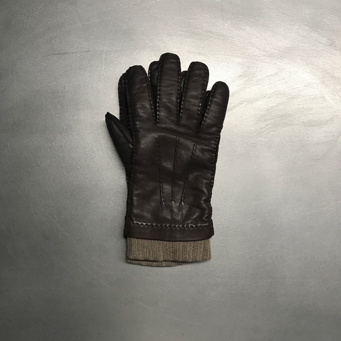 로로피아나 가죽 장갑 브라운 L 상품이미지1