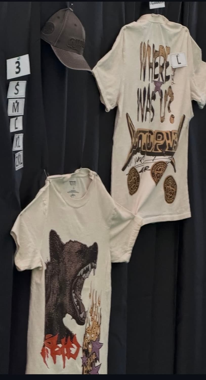 ( L ) 트래비스스캇 머천 반팔티셔츠 상품이미지1