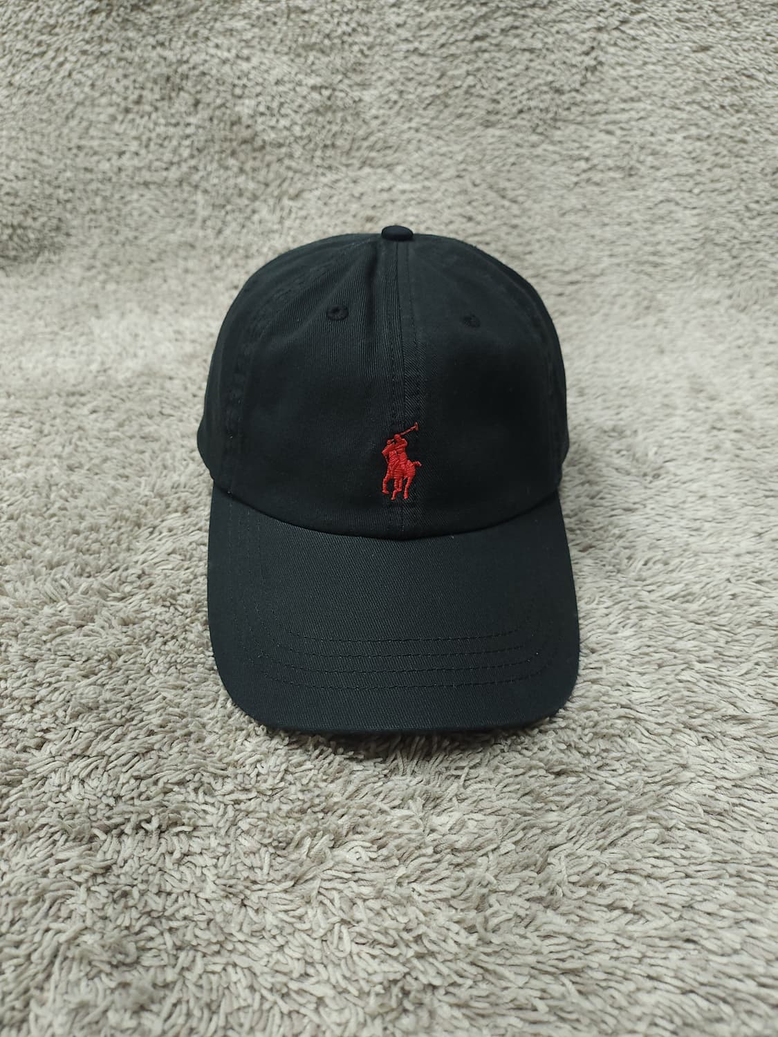 폴로 랄프로렌 블랙 볼캡 모자 상품이미지2
