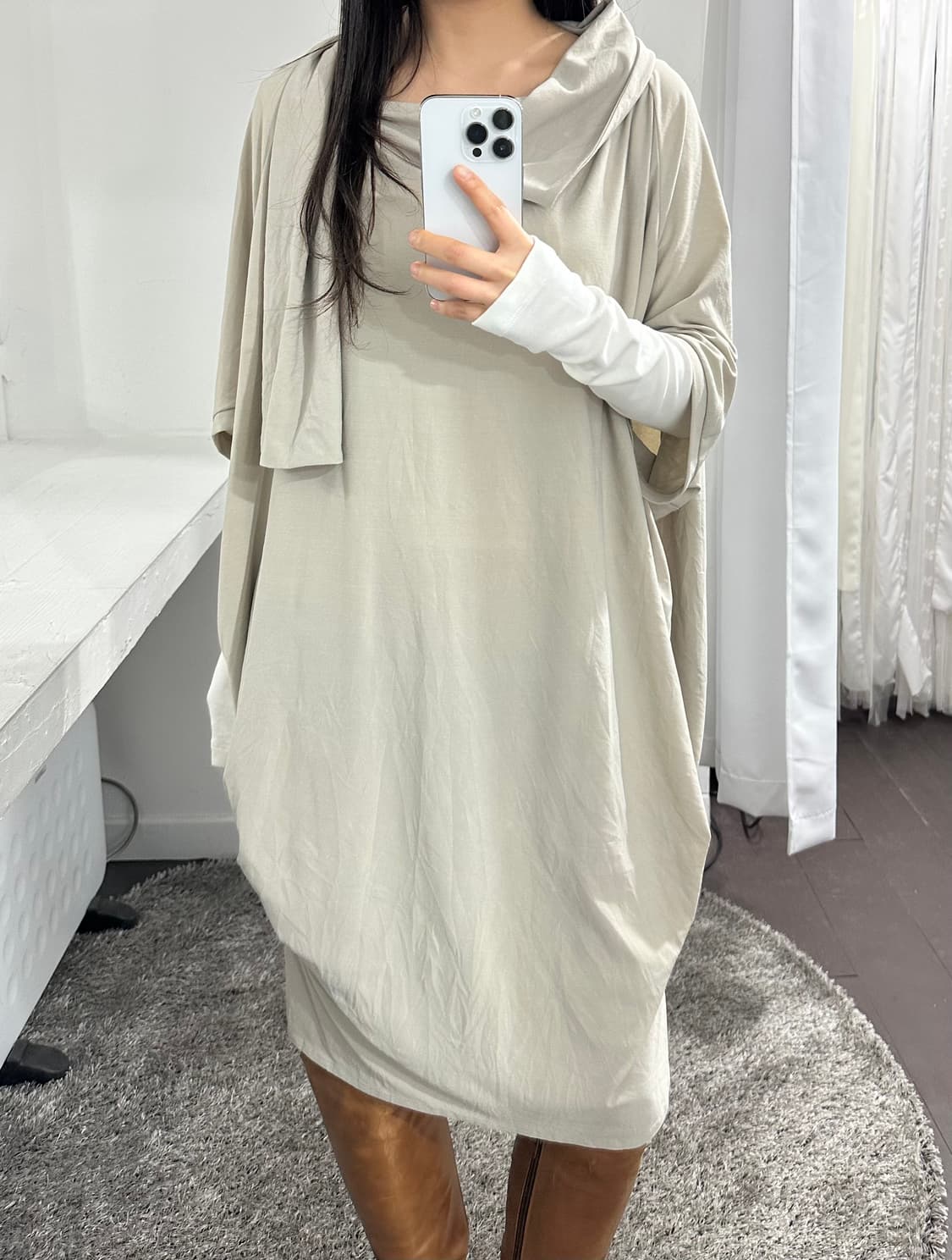 kawa okada drape dress 상품이미지7