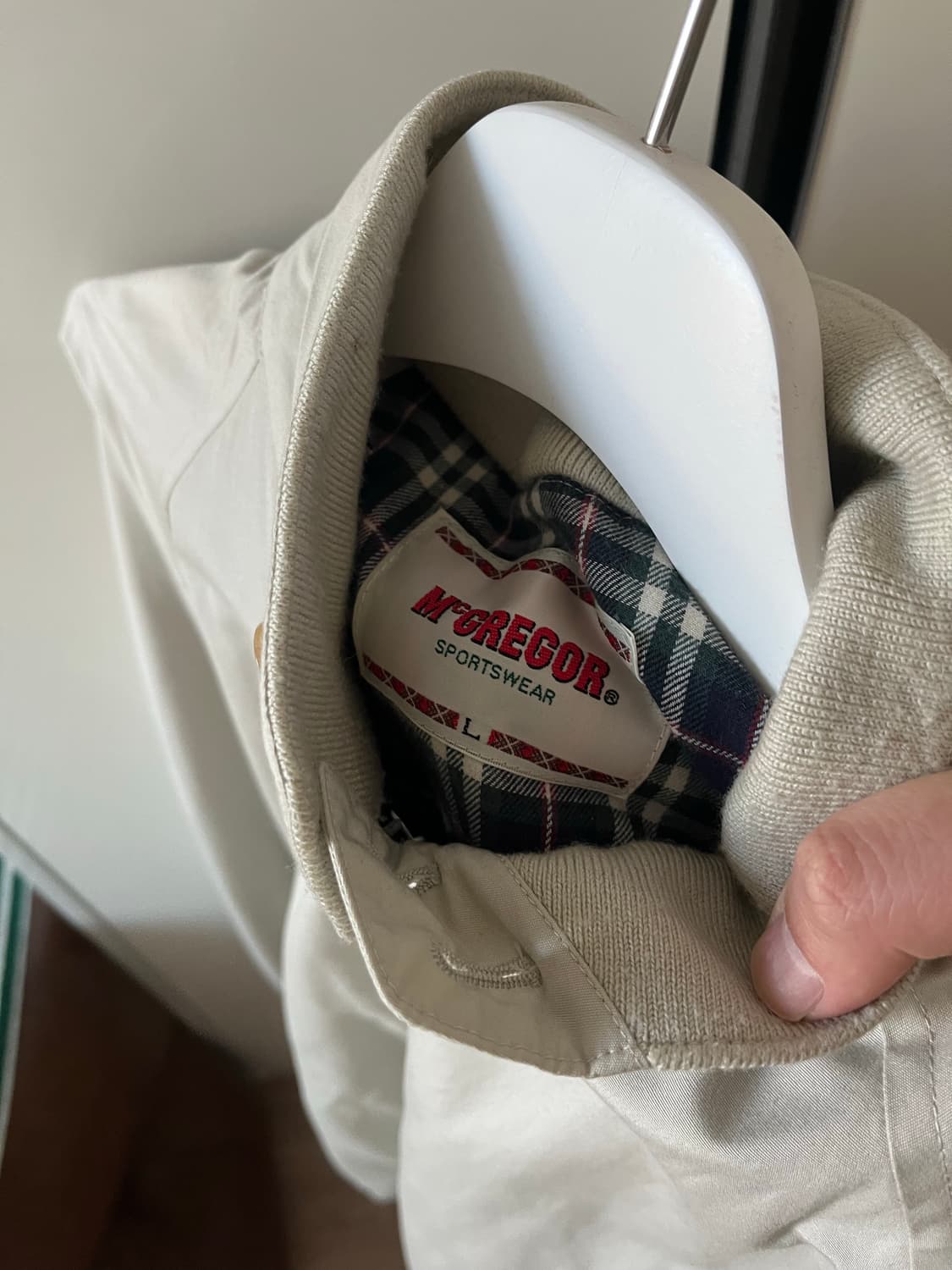 [L]맥그리거 g9 봄버자켓 베이지  상품이미지4