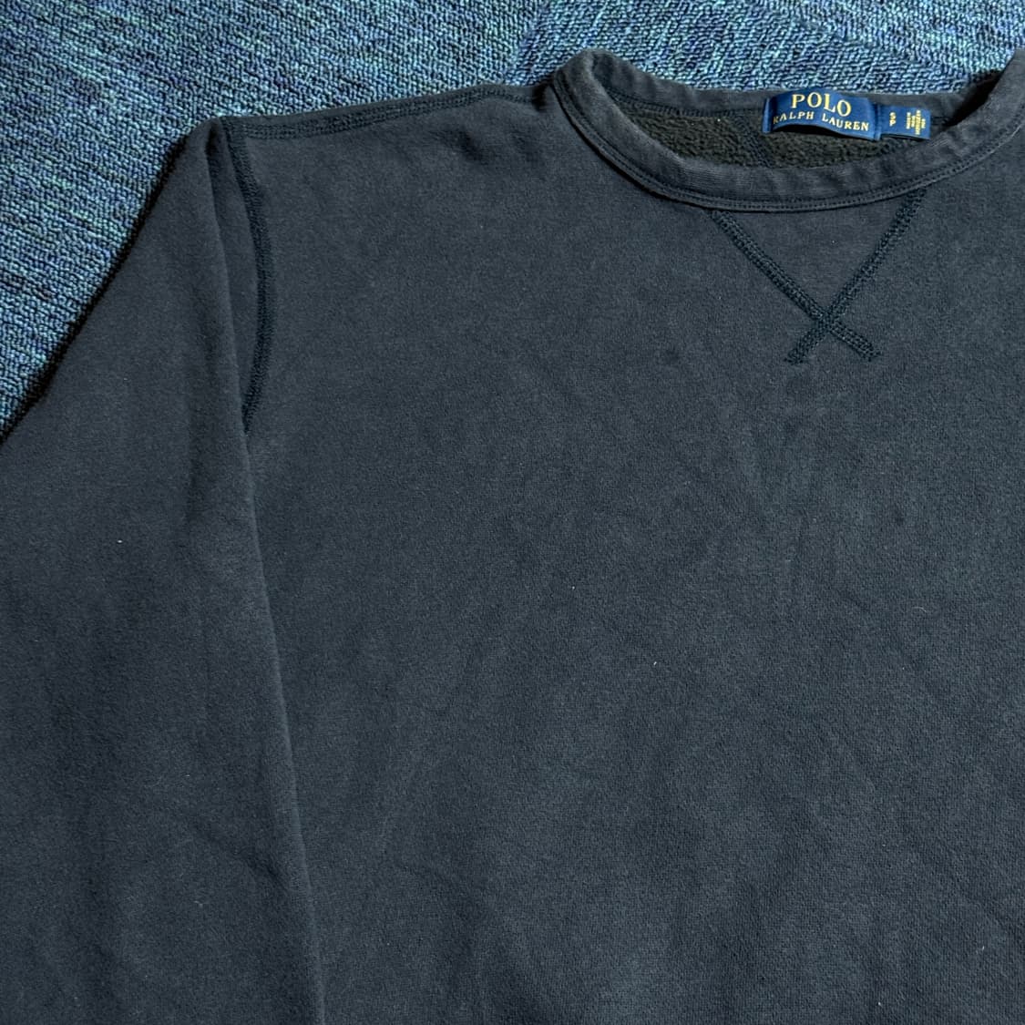 폴로 랄프로렌 네이비 맨투맨 티셔츠 상품이미지3