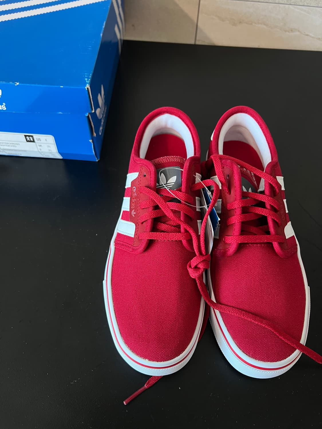 [225mm] 아디다스 실리 J (레드/화이트) 상품이미지6