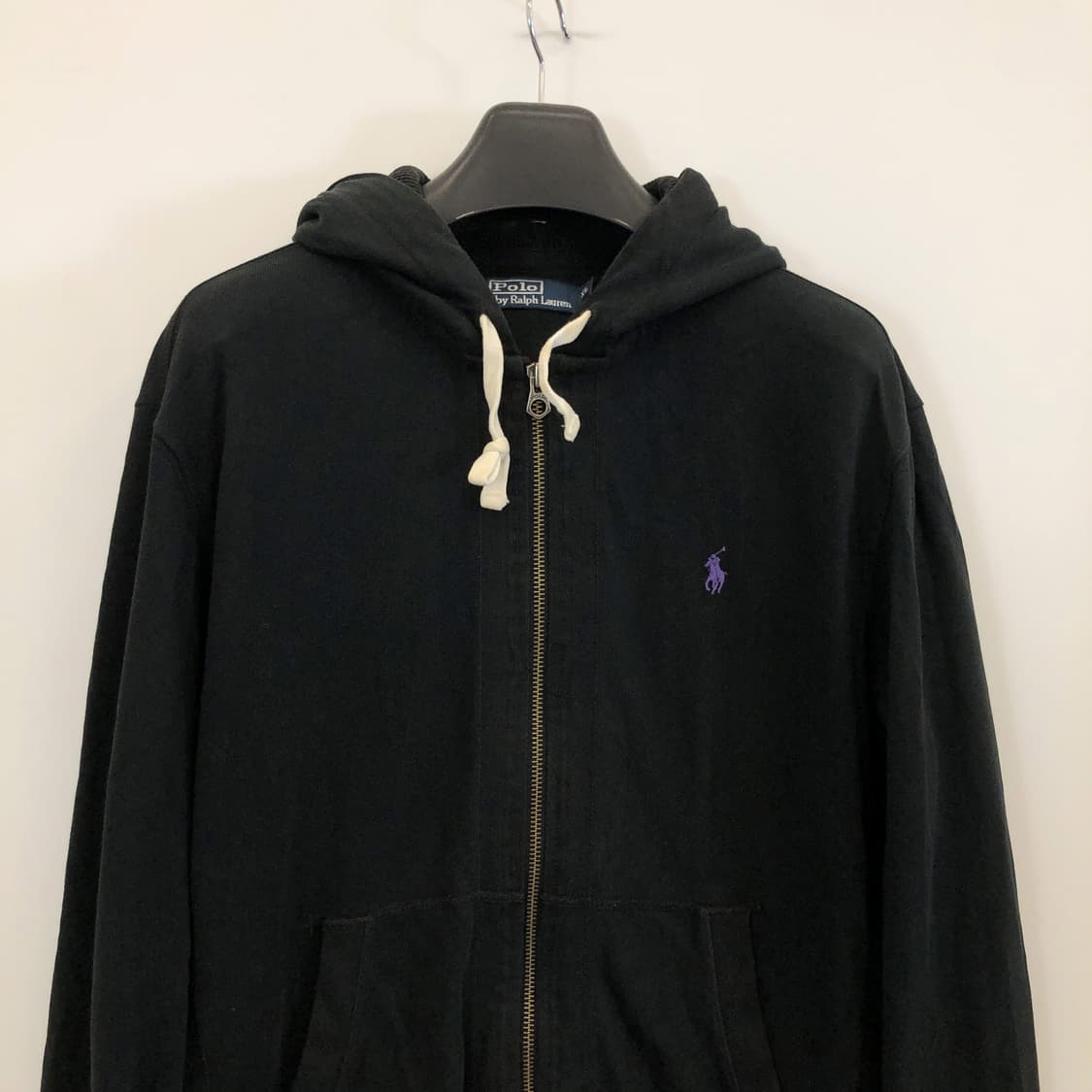 폴로 랄프로렌 퍼플포니 써멀 후드집업 XL  상품이미지2
