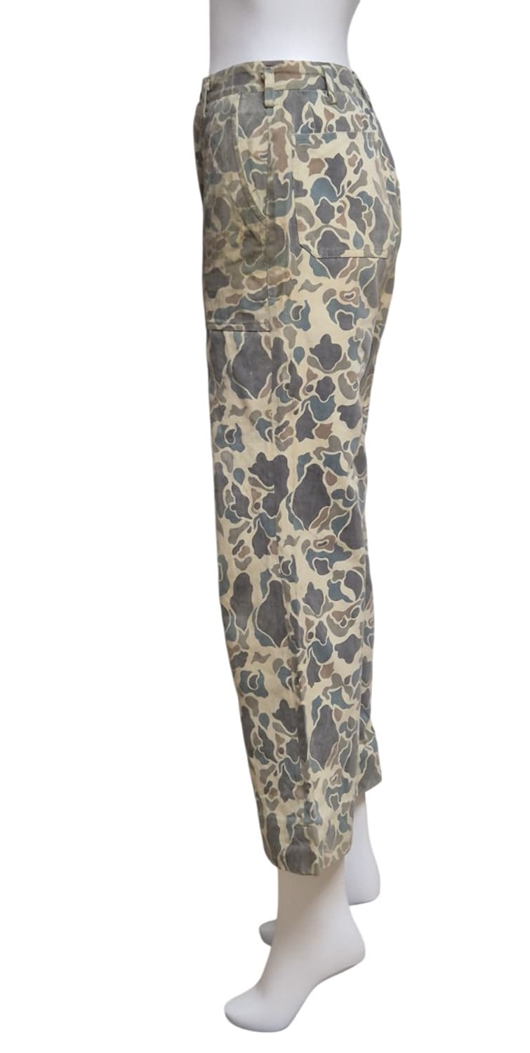 국군 구형 70s 사제 맞춤 덕헌터 예비군 전투복 바지 팬츠 하의 (XS 상품이미지2