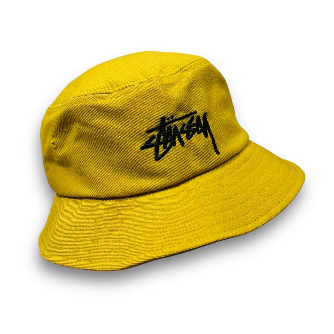 스투시 머스타드 빅 스탁 로고 데드스탁 버킷햇 상품이미지2