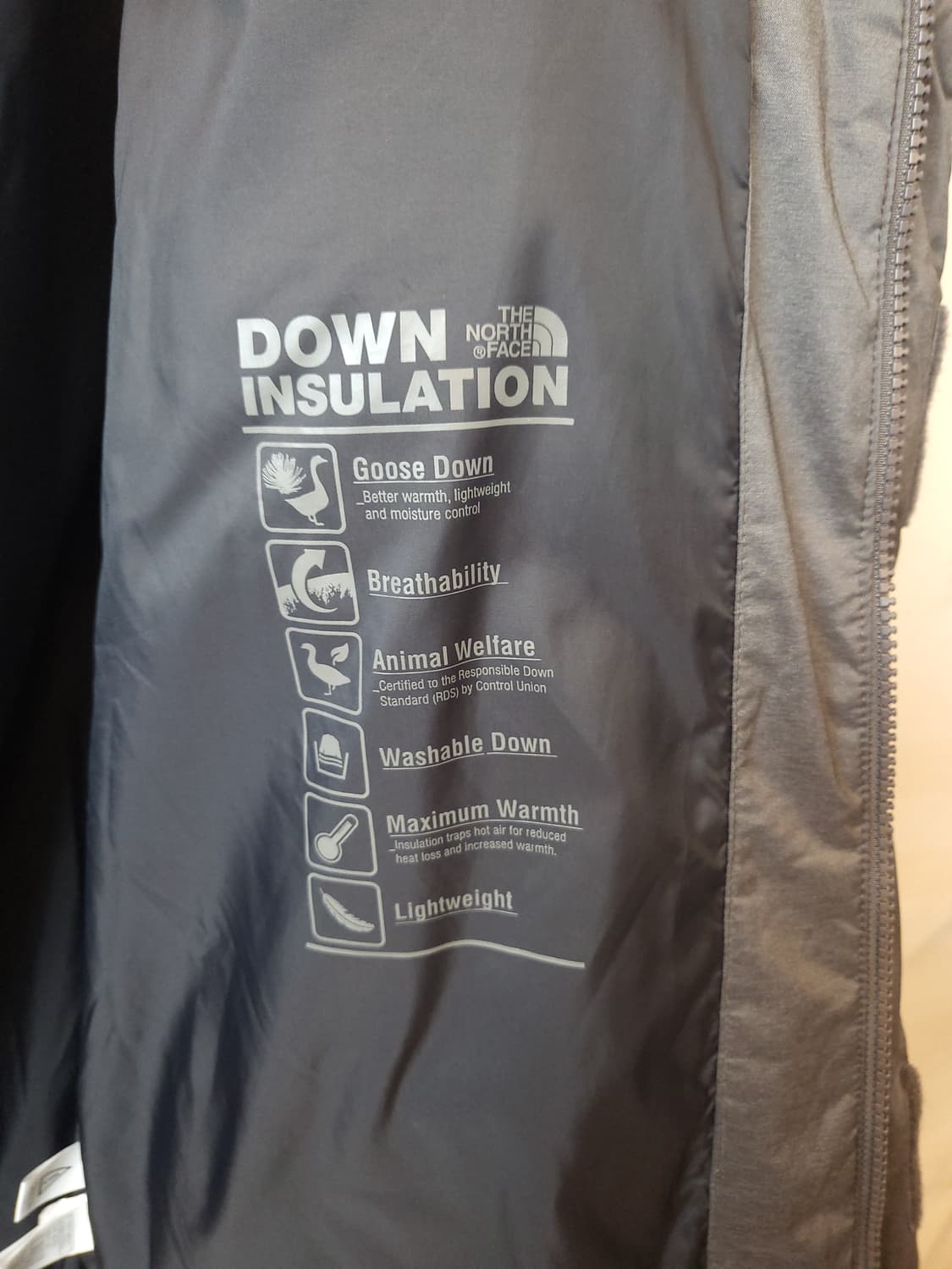 노스페이스 화이트라벨 프리미엄 구스롱패딩 90-95 S 새제품급 상품이미지9