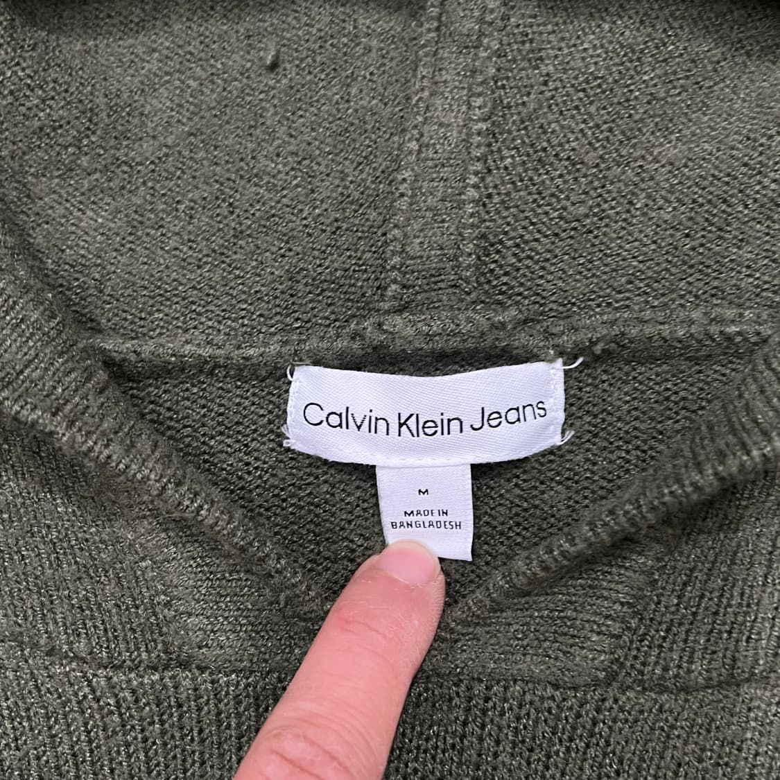 [우먼95-100] 캘빈클라인진스 니트후드티 상품이미지3