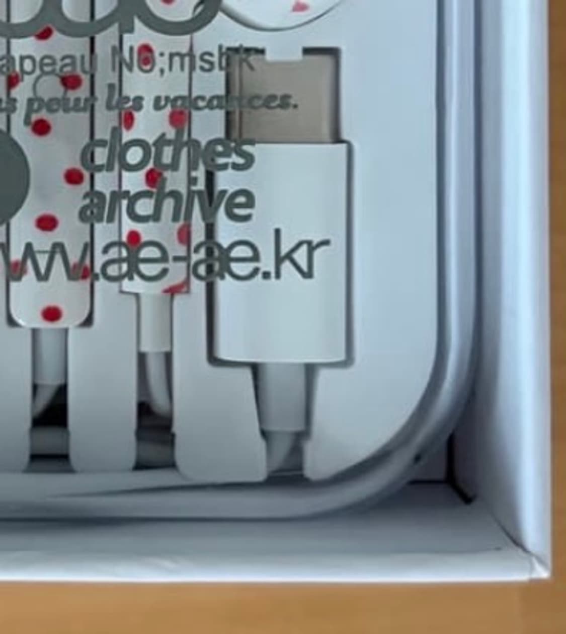 aeae 도트이어폰 (화이트) 상품이미지4