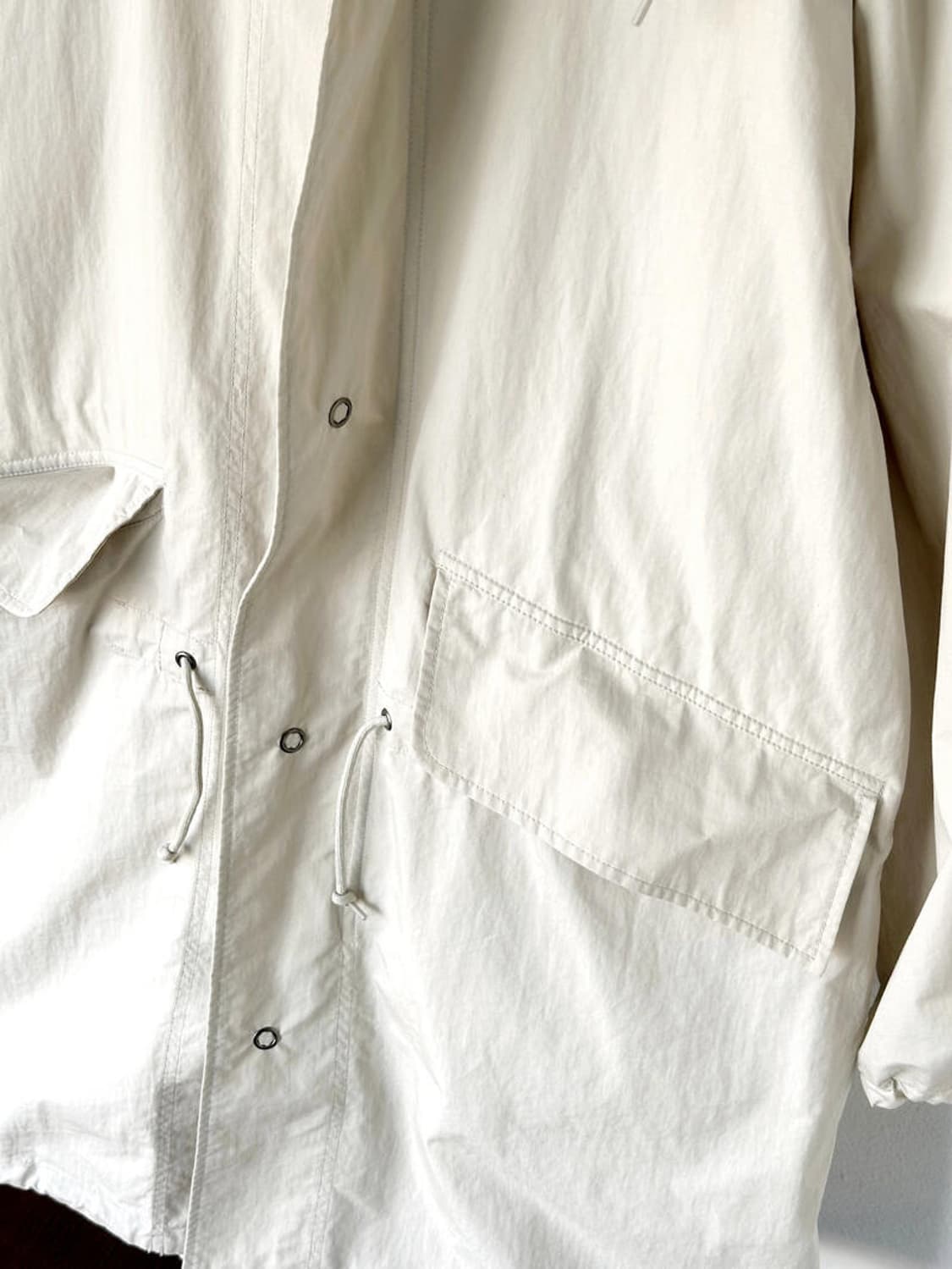 mhl 코튼 나일론 피쉬테일 파카 상품이미지5