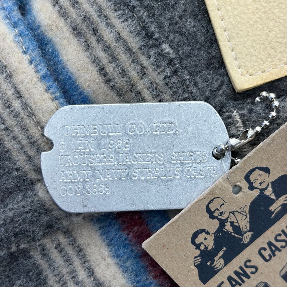 데드스탁 존불 울 패턴 반바지 팬츠 상품이미지9