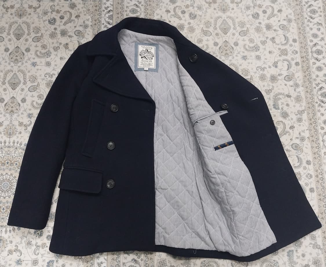 헤지스 네이비 더블 피코트 95 상품이미지2