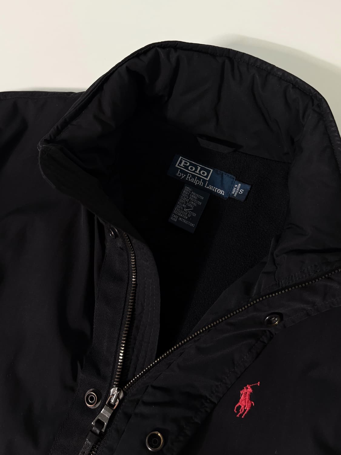 폴로 랄프로렌 루즈핏 블랙 패커블 후드 점퍼 상품이미지8