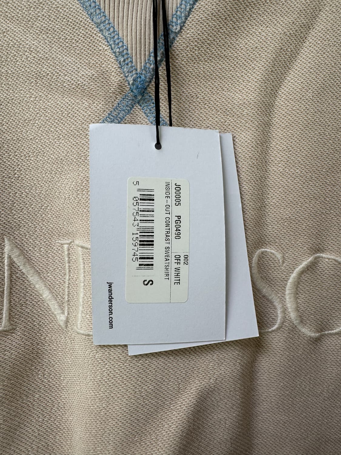jw앤더슨 인사이드아웃 스웻셔츠 S 상품이미지7