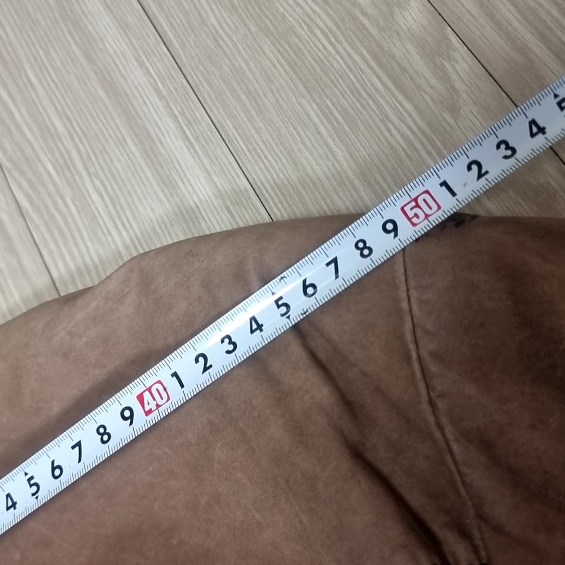 VIP 빈티지 브라운 가죽 봄버 자켓(95-100) 상품이미지9
