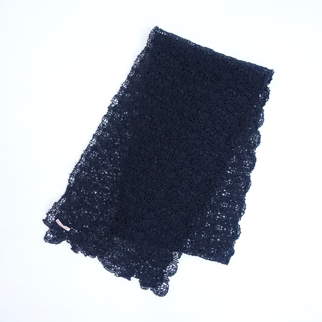 캐피탈 레이스 스톨 머플러 블랙 상품이미지1