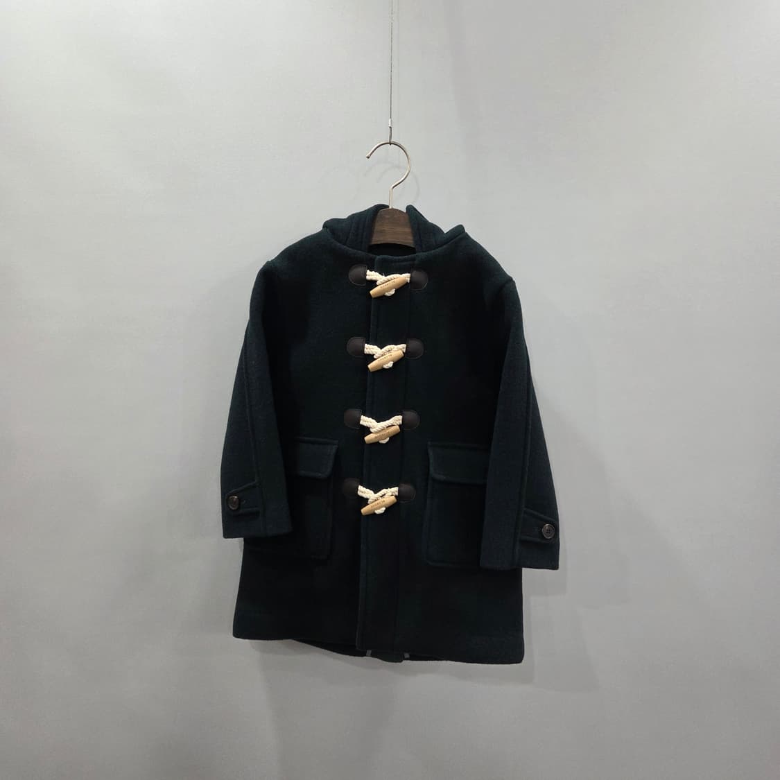 블루독 키즈 울 후드 더플코트 100/3Y 상품이미지1