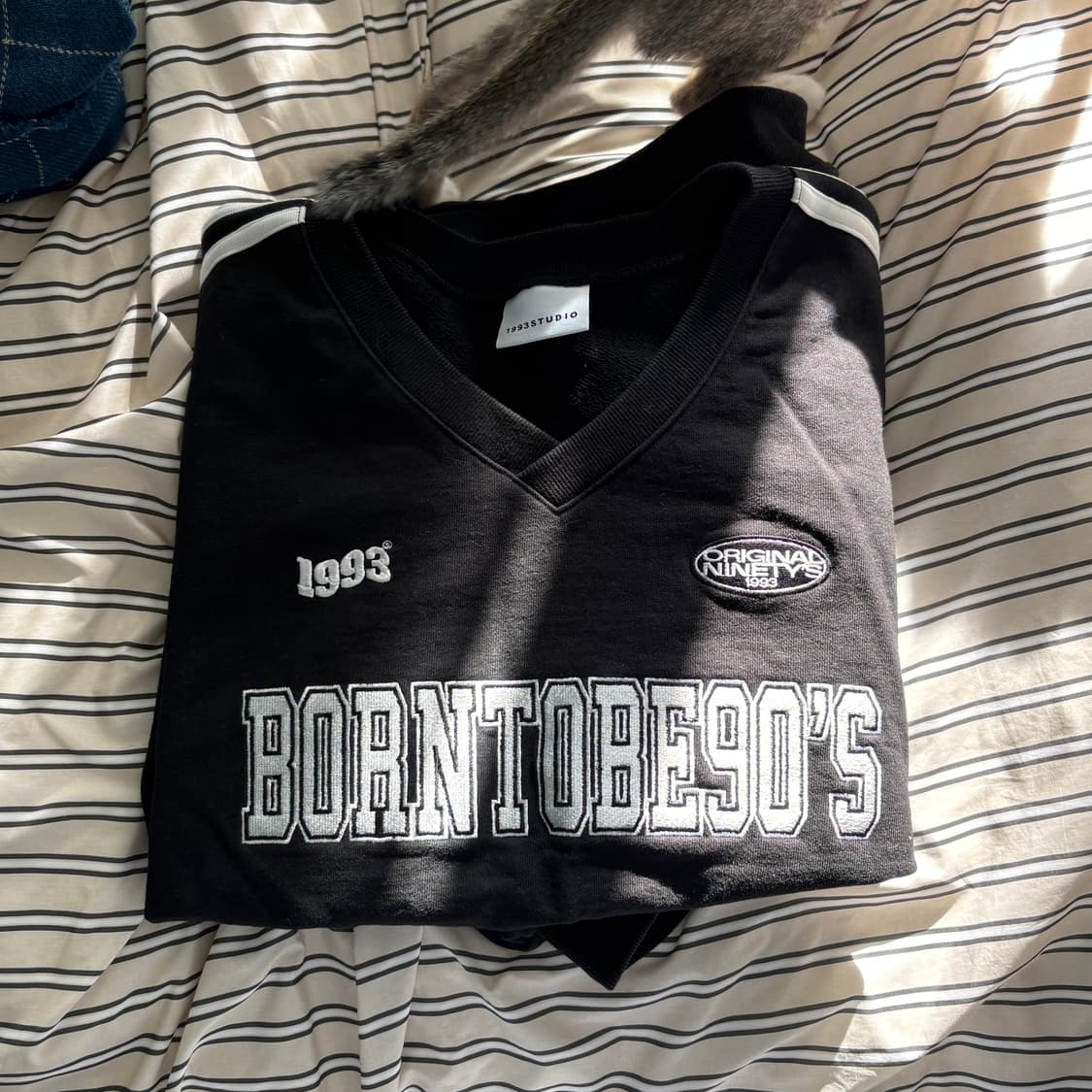 1993STUDIO 검정 맨투맨(free) 상품이미지6