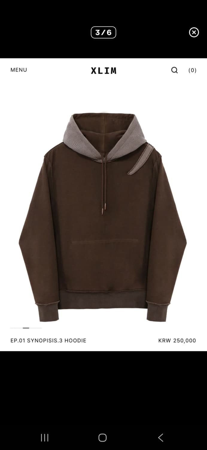 xlim synopisis hoodie 2사이즈 상품이미지4