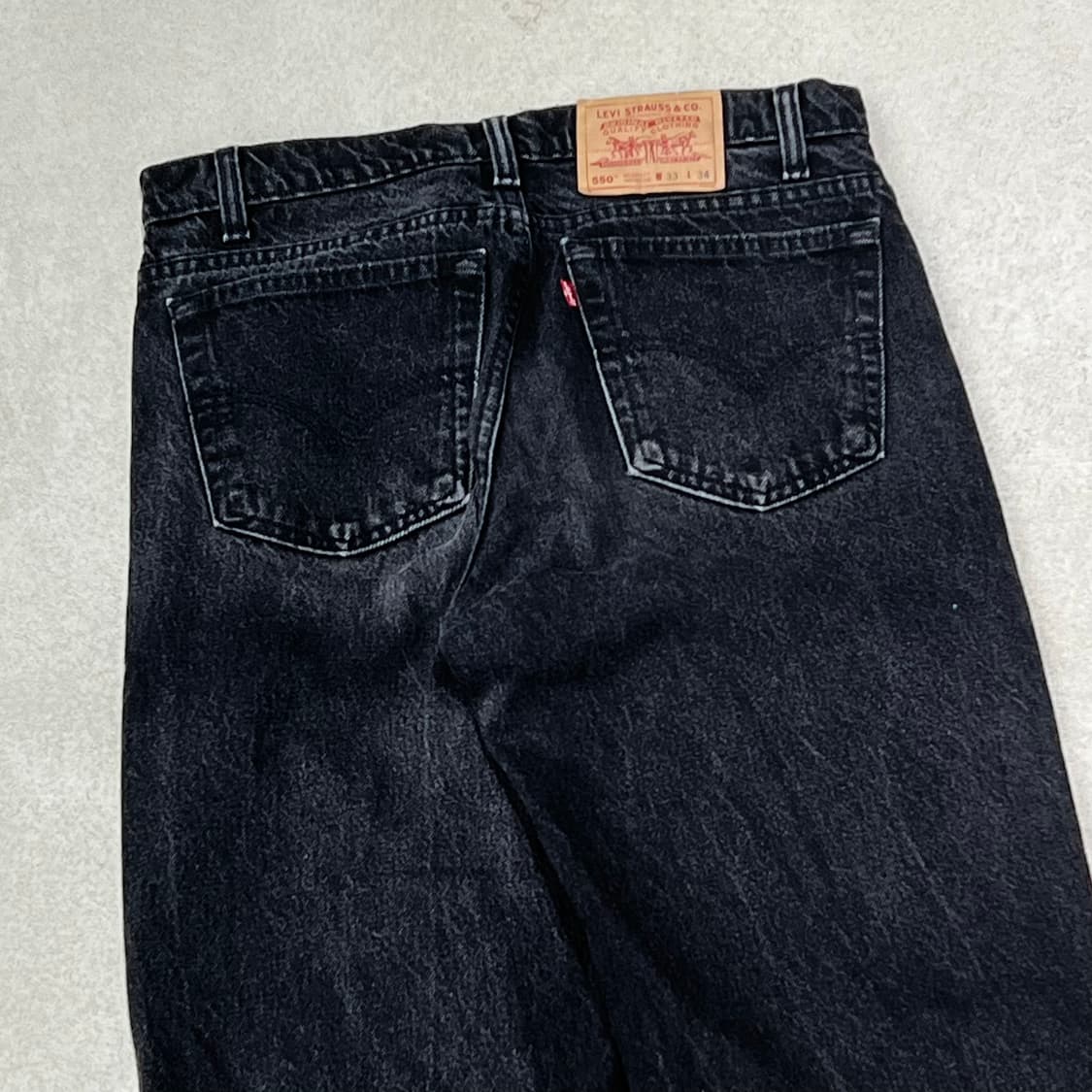 리바이스 550 흑청 데님팬츠 s10314 상품이미지4