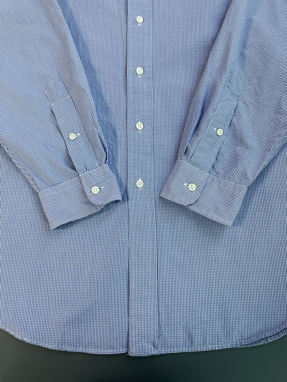 [L] 폴로 랄프로렌 코튼 깅엄 셔츠 BLAKE 핏 상품이미지4